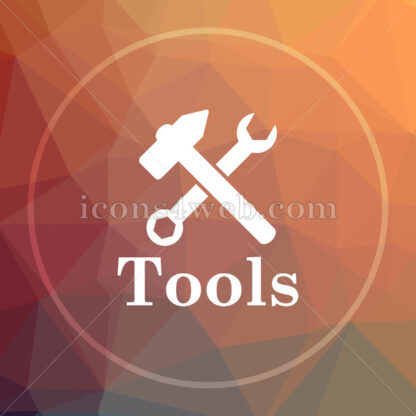 Tools low poly icon. Website low poly icon - Website icons