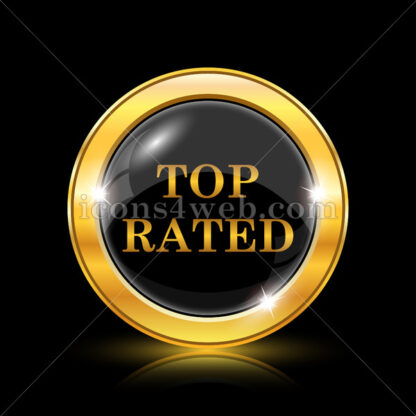 Top rated  golden icon. - Website icons