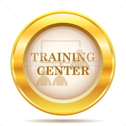 Training center golden button - Website icons
