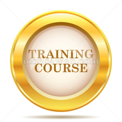 Training course golden button - Website icons