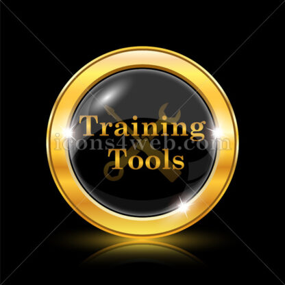 Training tools golden icon. - Website icons