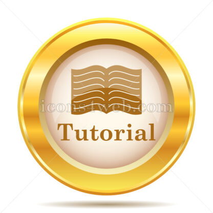 Tutorial golden button - Website icons