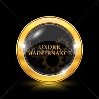 Under maintenance golden icon. - Website icons