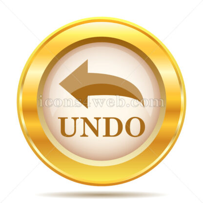 Undo golden button - Website icons