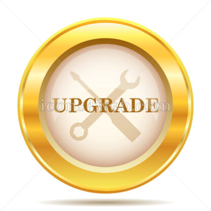 Upgrade golden button - Website icons