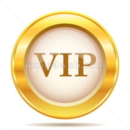 VIP golden button - Website icons