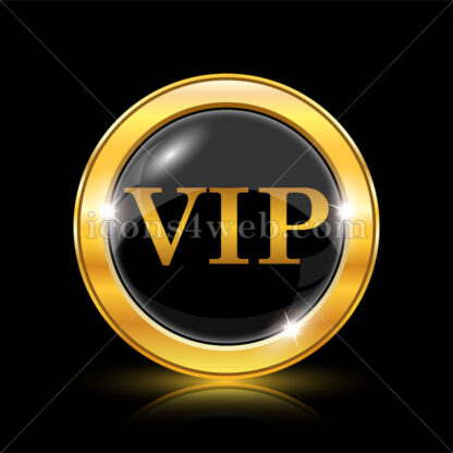 VIP golden icon. - Website icons