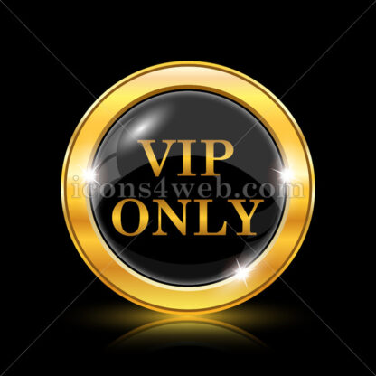 VIP only golden icon. - Website icons