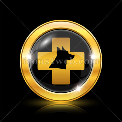 Veterinary golden icon. - Website icons