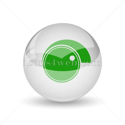 Volume control glossy icon. Volume control glossy button - Website icons