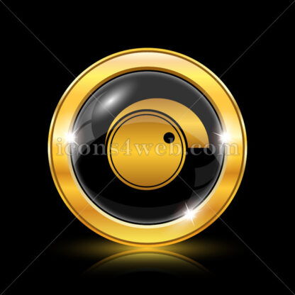 Volume control golden icon. - Website icons
