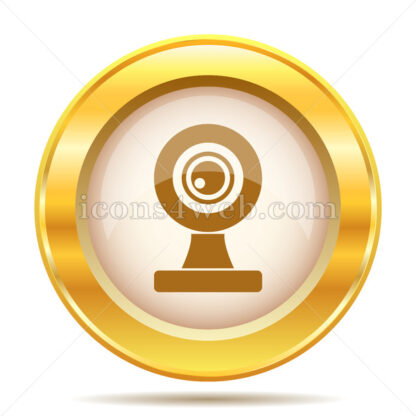 Webcam golden button - Website icons