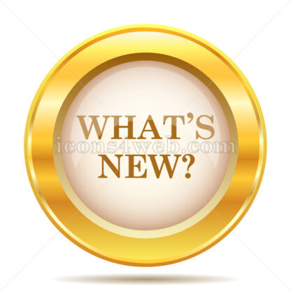Whats new golden button - Website icons