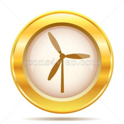 Windmill golden button - Website icons