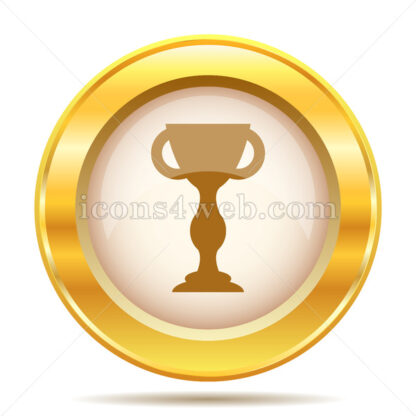 Winners cup golden button - Website icons