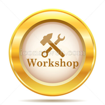 Workshop golden button - Website icons