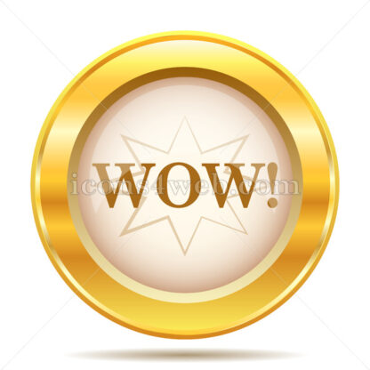 Wow golden button - Website icons