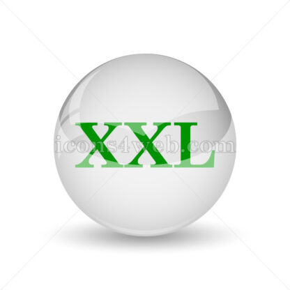 XXL  glossy icon. XXL  glossy button - Website icons