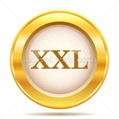 XXL  golden button - Website icons
