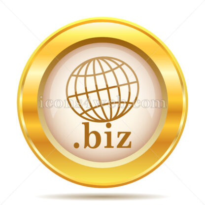 .biz golden button - Website icons