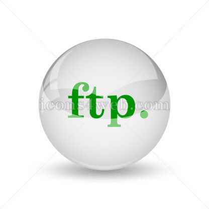 ftp. glossy icon. ftp. glossy button - Website icons