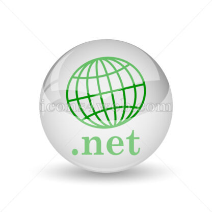 .net glossy icon. .net glossy button - Website icons