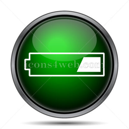 1 third charged battery internet icon. - Website icons