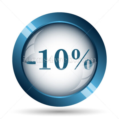 10 percent discount image icon. - Website icons