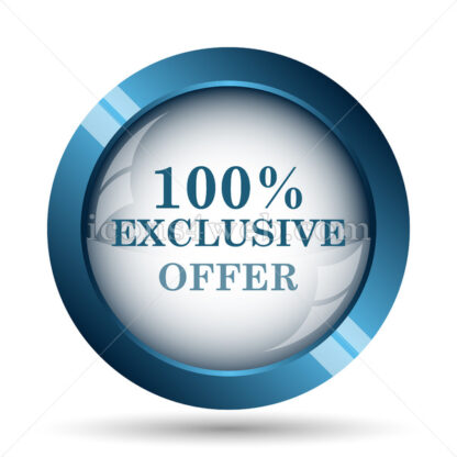 100% exclusive offer image icon. - Website icons