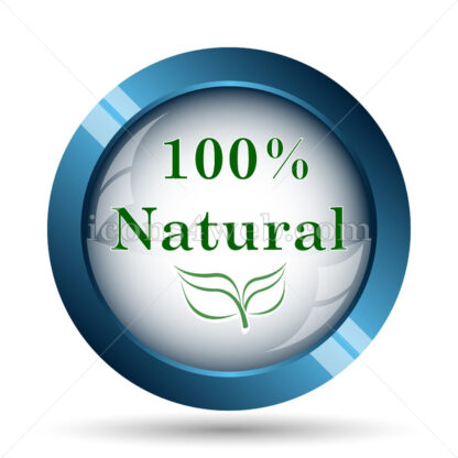 100 percent natural image icon. - Website icons