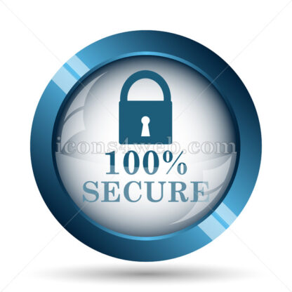 100 percent secure image icon. - Website icons