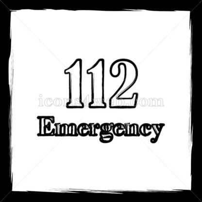 112 Emergency sketch icon. - Website icons
