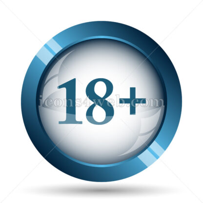 18 plus image icon. - Website icons