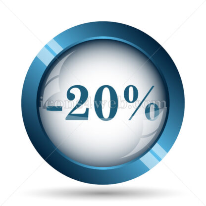 20 percent discount image icon. - Website icons