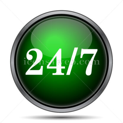 24 7 internet icon. - Website icons