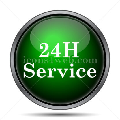 24H Service internet icon. - Website icons