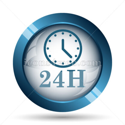 24H clock image icon. - Website icons