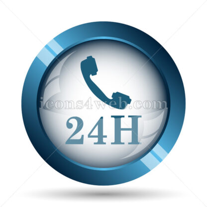 24H phone image icon. - Website icons