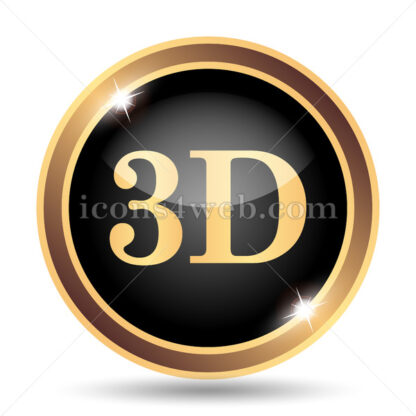 3D gold icon. - Website icons