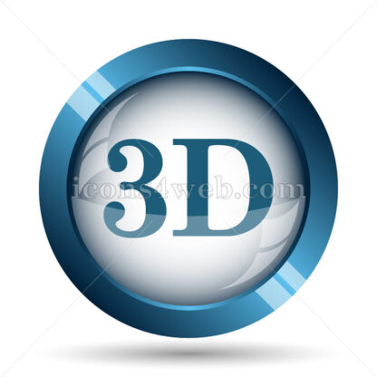 3D image icon. - Website icons