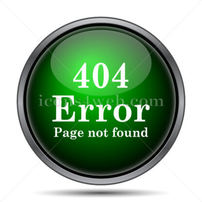 404 error internet icon. - Website icons