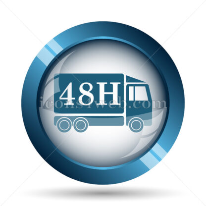 48H delivery truck image icon. - Website icons
