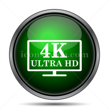 4K ultra HD internet icon. - Website icons
