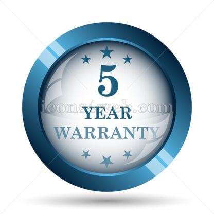 5 year warranty image icon. - Website icons