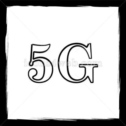 5G sketch icon. - Website icons