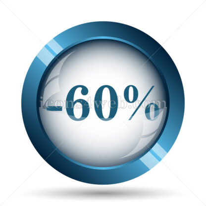 60 percent discount image icon. - Website icons