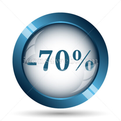 70 percent discount image icon. - Website icons