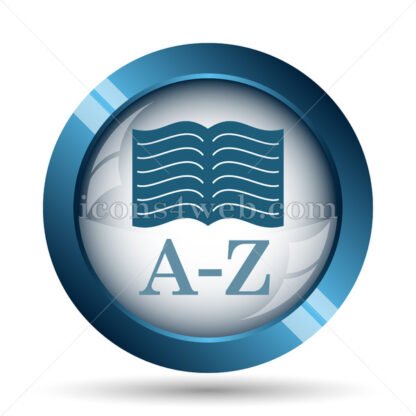 A-Z book image icon. - Website icons