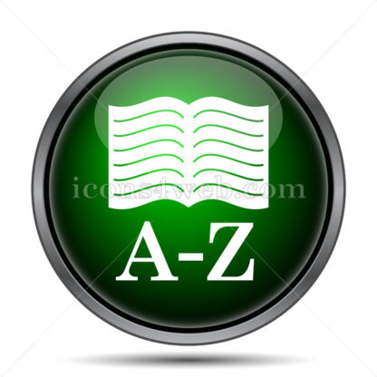 A-Z book internet icon. - Website icons