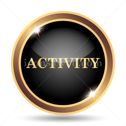 Activity gold icon. - Website icons